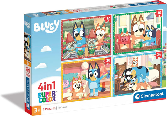 Puzzle Clementoni Bluey 4 em 1 pçs