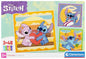 Jogo Clementoni puzzle 3x48 pçs Stitch
