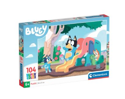 Jogo Clementoni puzzle 104 pçs Bluey