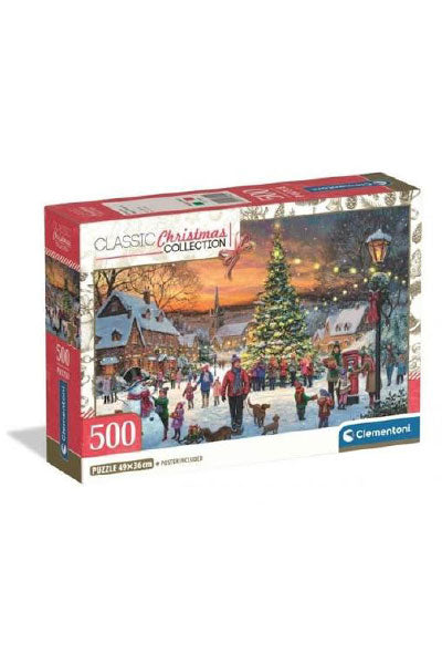 Puzzle Clementoni Christmas Collection Christmas Magic Moments 500 pçs