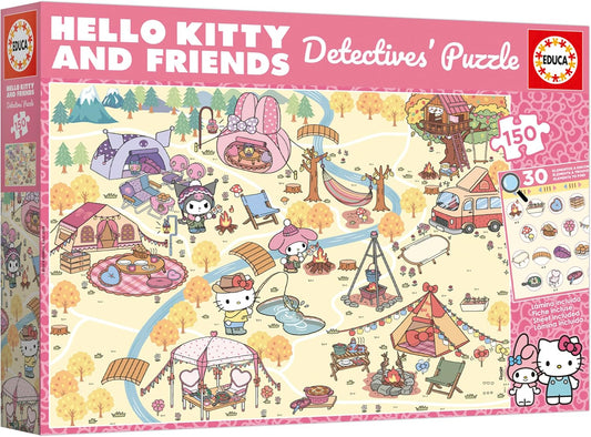 Puzzle Educa Detectives Hello Kitty & Friends 150 pçs