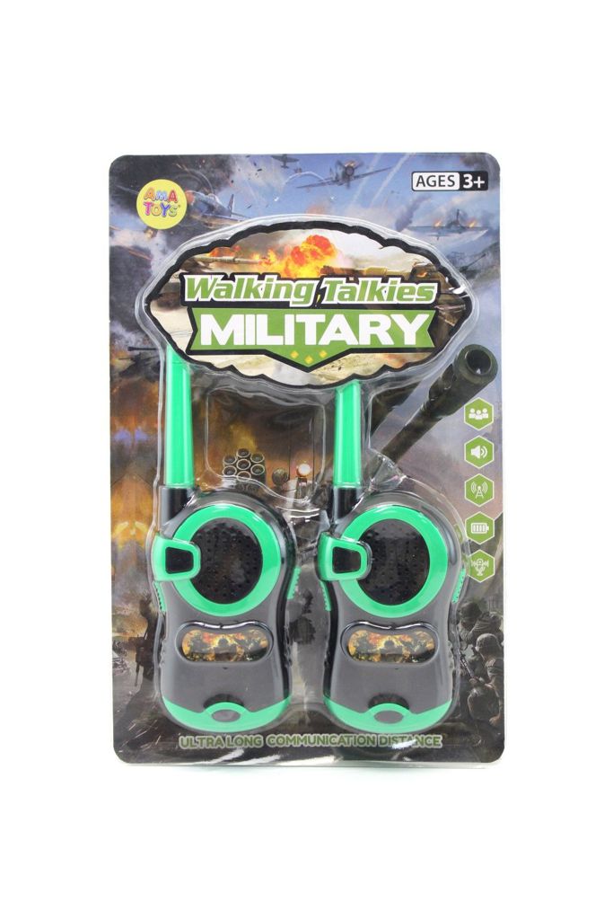 Walkie-Talkie Militar em Blister 31 x 20 Cm