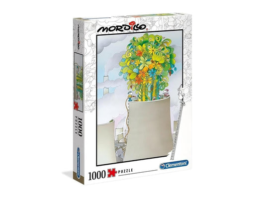 Jogo Clementoni puzzle 1000 pçs Mordillo a cura