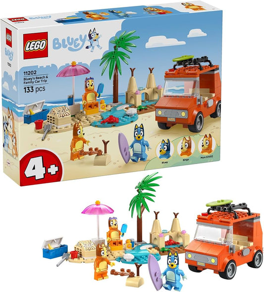 LEGO - Bluey - Bluey's Beach & Family Car Trip (11202)