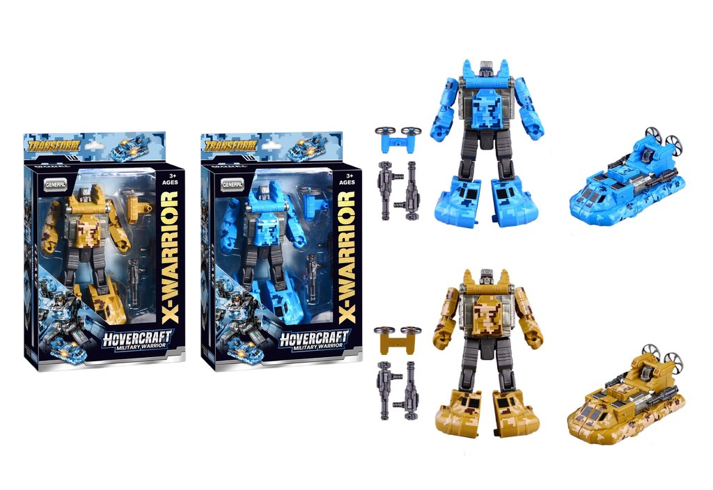 Robô Transformável em Hovercraft X-Warrior