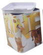 Mealheiro de Metal Retangular Animais 7,5 x 7,5 x 10,5 cm - Cachorro