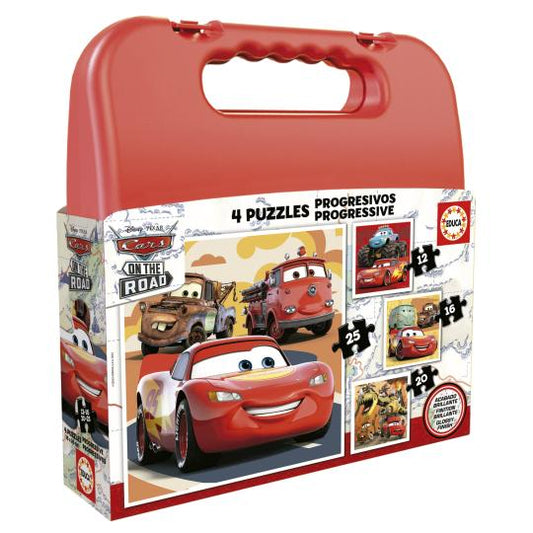Jogo Educa puzzle progressivo 12-16-20-25 Cars 2