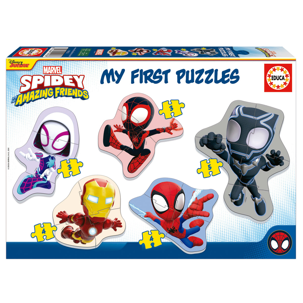 Puzzle Educa Baby Spidey e os Seus Incríveis Amigos