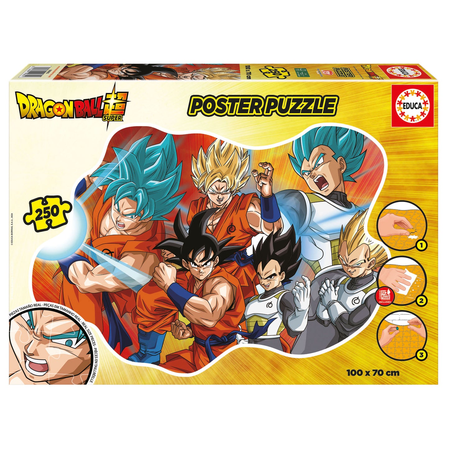 Jogo Educa puzzle poster 250 Dragon Ball