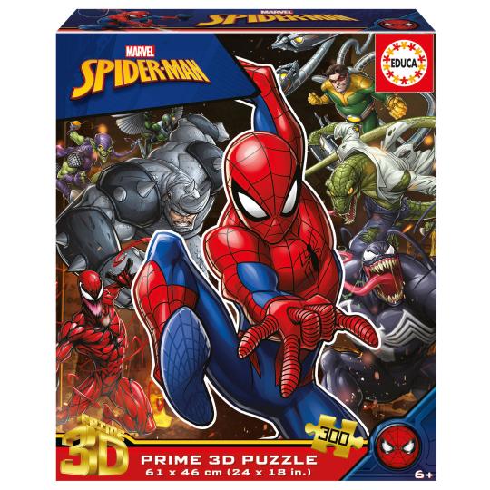 Jogo Educa puzzle 300 Spider-man lenticular 3D