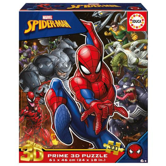 Jogo Educa puzzle 300 Spider-man lenticular 3D