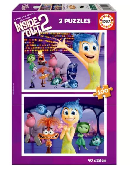 Jogo Educa puzzle 2x100 Inside Out 2