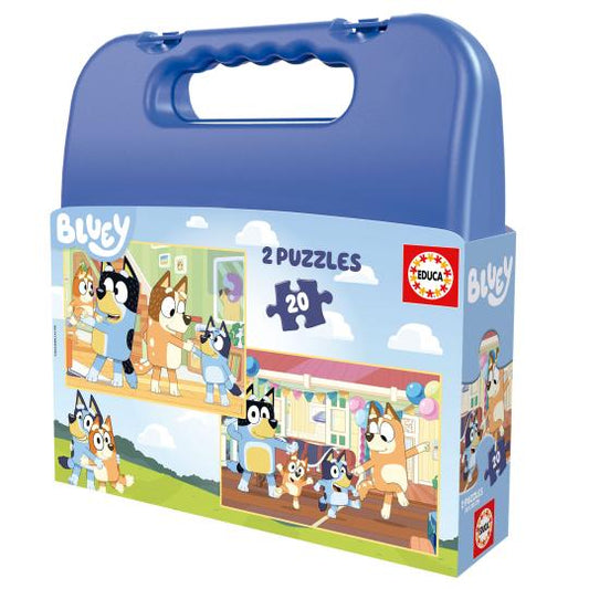 Jogo Educa puzzle mala 2x20 Bluey