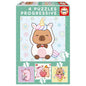 Jogo Educa puzzle progressivos 6-9-12-16 Capivaras