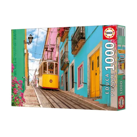 Jogo Educa puzzle 1000 Lisboa colorida
