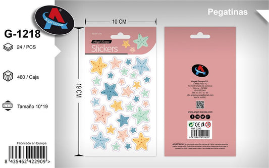 Autocolantes Estrelas 10 x 19 Cm
