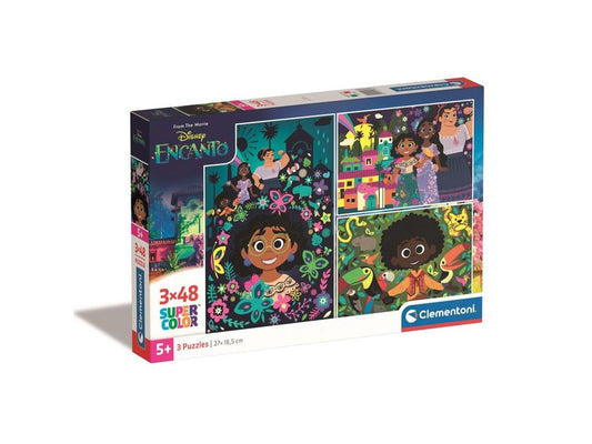 Jogo Clementoni puzzle 3x48 pçs Encanto