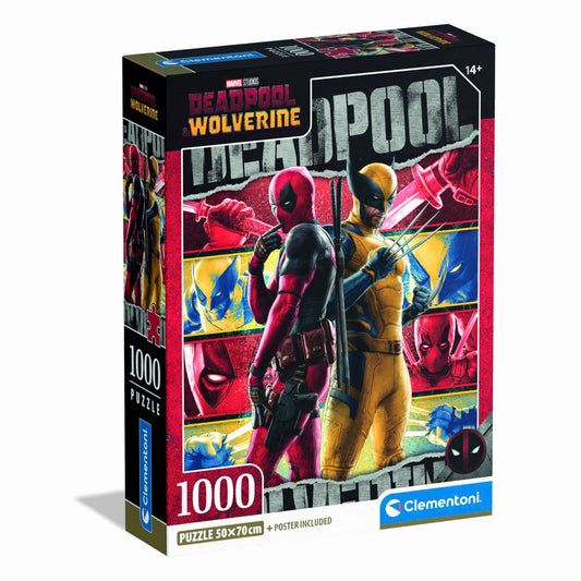 Jogo Clementoni puzzle 1000 pçs Marvel Deadpool