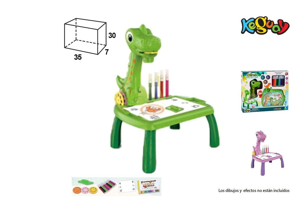 Mesinha de Desenho com Dinossauro