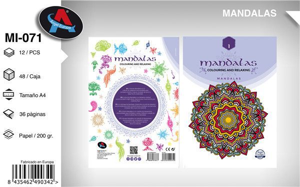 Livro para Colorir Mandalas