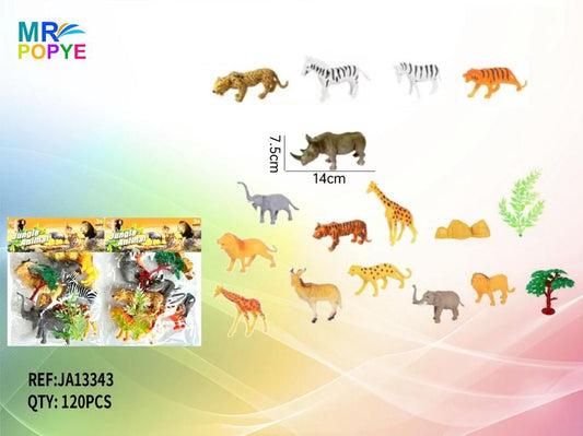 Conjunto de 5 Animais Selvagens