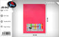 Pack 12 Cartolinas Metalizadas 50 x 65 Cm Vermelho