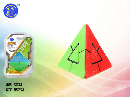 Cubo Mágico Pirâmide Bicolor