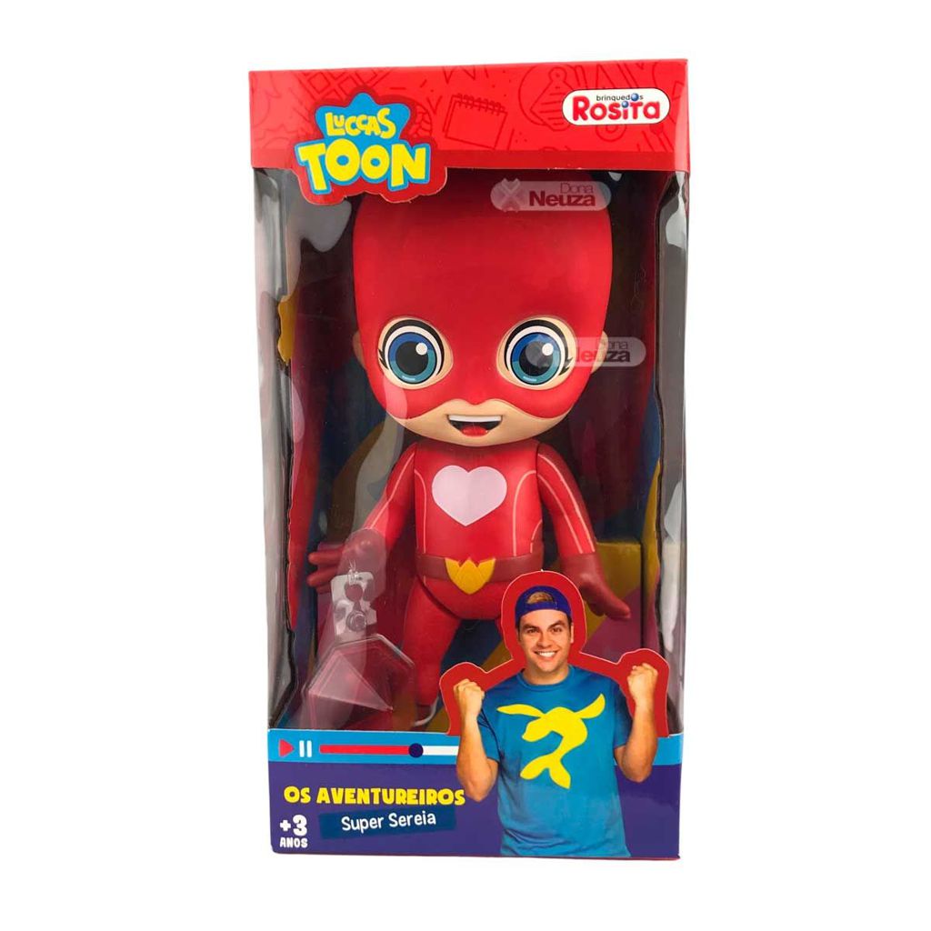 Boneca Gi Neto Os Aventureiros c/ Som 19 Cm
