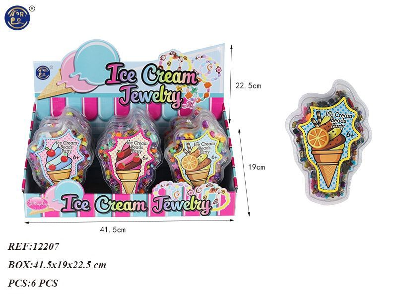 Caixa de Miçangas Ice Cream Jewelry