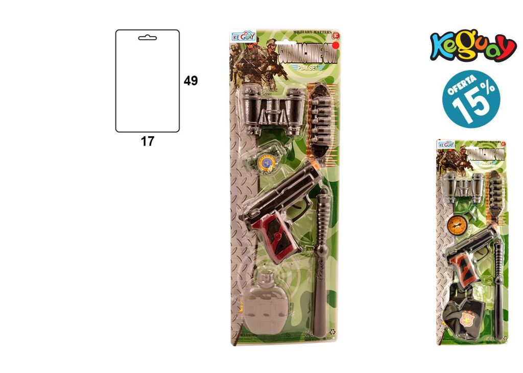Conjunto Militar de Combate 6 Peças