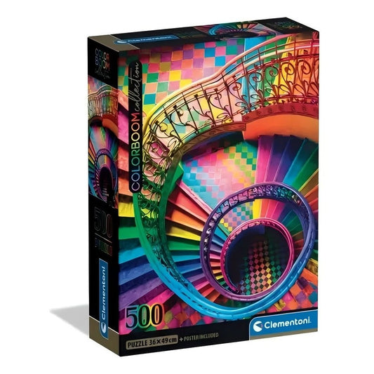 Jogo Clementoni puzzle 500 pçs Colorboom Stairs