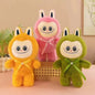 Peluche Labubu com Laço 25 Cm (Cores Sortidas)