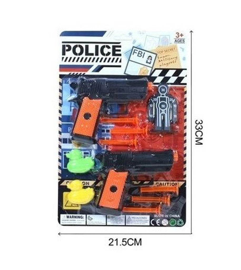Conjunto de Polícia c/ 2 Pistolas (Modelo 3)
