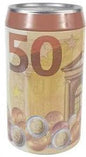 Mealheiro Lata Notas de Euro 8,5 x 16 cm - Nota de 50 €