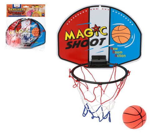 Mini Tabela de Basquetebol com Bola 23 x 18 Cm