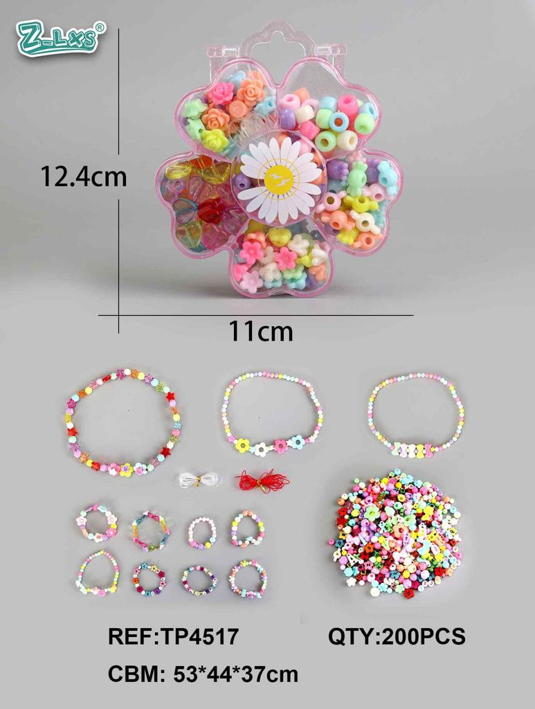 Caixa de Miçangas Flor 12,4 x 11 Cm