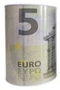 Mealheiro de Metal Notas de Euro 12 x 16 cm - Nota de 5 €