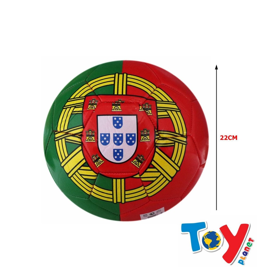 Bola de Futebol Portugal 22 Cm