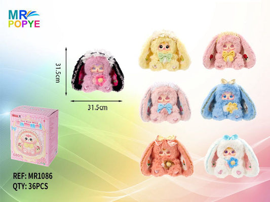Peluche Caixa Surpresa Fada Coelhinha 31,5 Cm