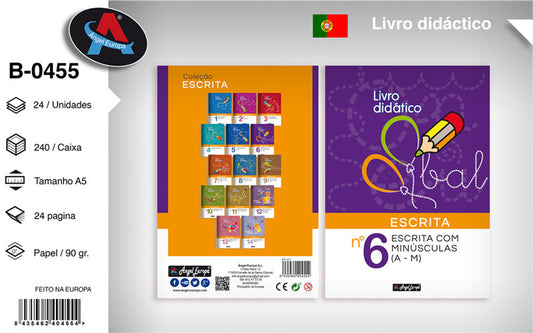 Livro Didático - Escrita com Minúsculas (N - Z)