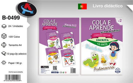 Livro Cola e Aprende - Correção Escolar: Leitura