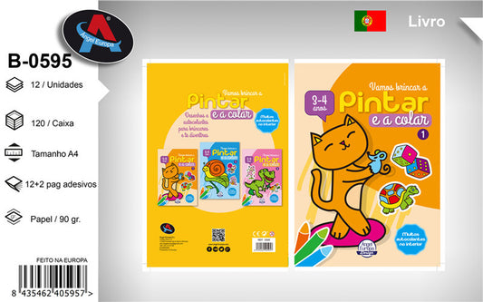 Livro para Colorir e Colar