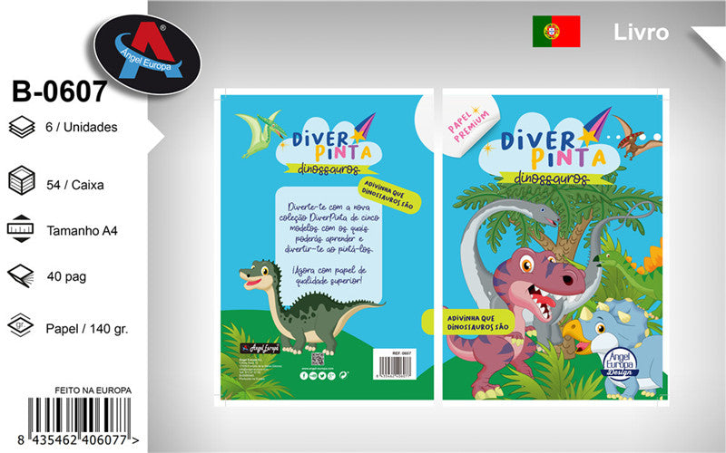 Livro para Colorir Dinossauros