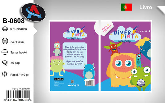 Livro para Colorir Monstros