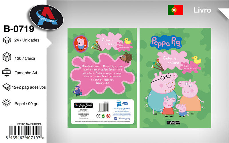 Livro para Colorir Peppa Pig