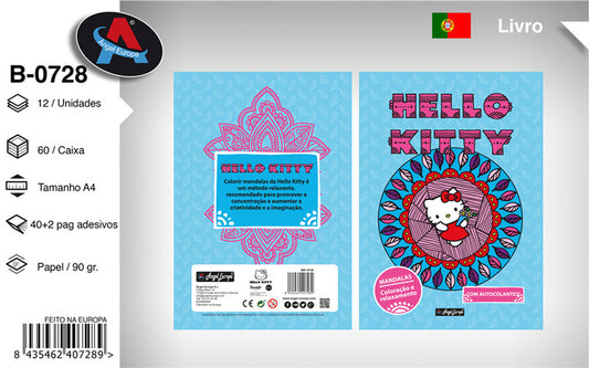 Livro para Colorir Hello Kitty