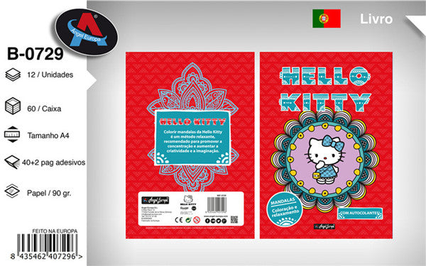 Livro para Colorir Hello Kitty