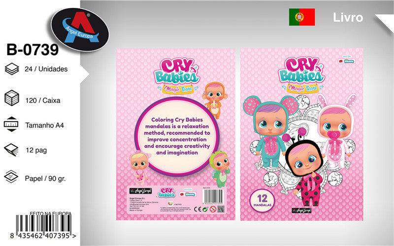 Livro para Colorir Cry Babies