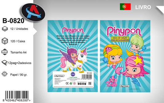 Livro para Colorir Pinypon
