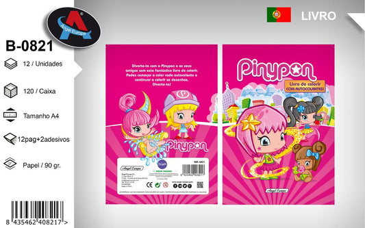 Livro de Colorir Pinypon